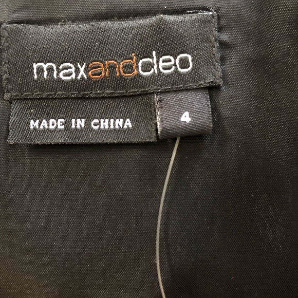 Max & Cleo printed black dress. NWOT - Picture 6 of 8